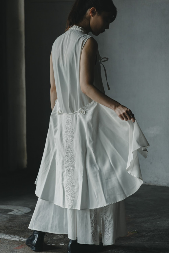 iCONOLOGY 芍薬　白　トップス 花を着るブラウス#01【芍薬】-ivory- | iCONOLOGY