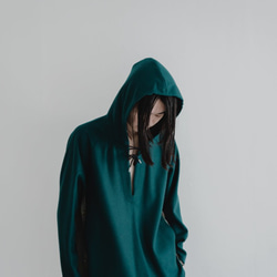 【AW collection】accordion hoodie『shizuku』（雫） 3枚目の画像