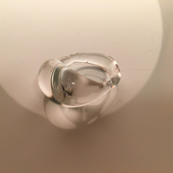 Transparent ガラス指輪 2枚目の画像