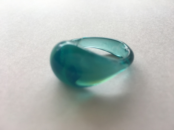 lagoon ガラス指輪 2枚目の画像