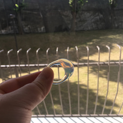 Moonstoneムーンストーン ガラス指輪 2枚目の画像