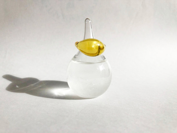 Colors ring　ガラス指輪　【イエロー】 1枚目の画像