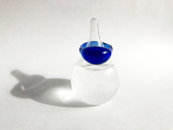 Colors ring　ガラス指輪　【コバルトブルー】 1枚目の画像