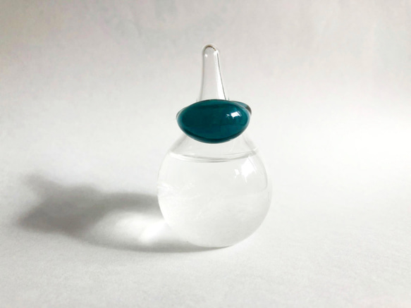 Colors ring　ガラス指輪　【ティール】 1枚目の画像
