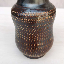 壺屋焼 幸陶器　花瓶（ゆしびん型小） 3枚目の画像