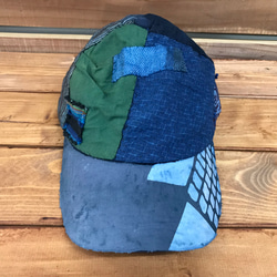 襤褸藍染帽子-3 7枚目の画像