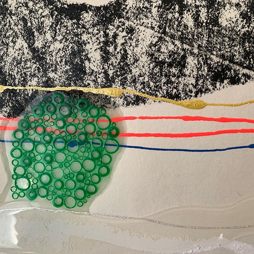 Untitled (NAOAKI OKAMOTO's work) ( NO-20-wwh-9) 絵画 Naoaki