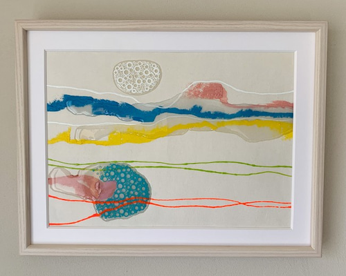 Untitled (NAOAKI OKAMOTO's work) ( NO-20-wwh-10) 絵画 Naoaki