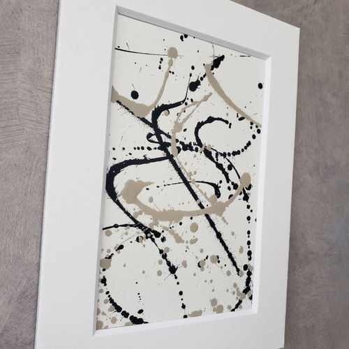 現代アート1989年 抽象画 サインあり 現代アート1989年 抽象画 サイン