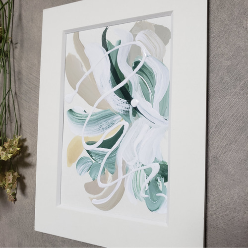 絵画　アート　モダンアート　現代アート　抽象画　イラスト　花　インテリア 原画 抽象画 光 輝きF6 ブルー 花 カラフル 太陽 おひさま