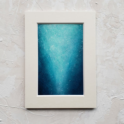 BLUE 抽象画 現代アート キャンバスアート 立体アート 青い絵