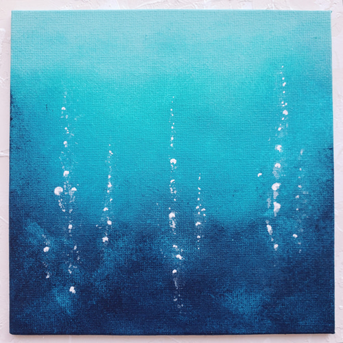 RENA F4サイズ 原画 絵　アート 抽象画 アートボード キャンバス 158 抽象画 アクリル画 アート 原画 キャンバスボード S2