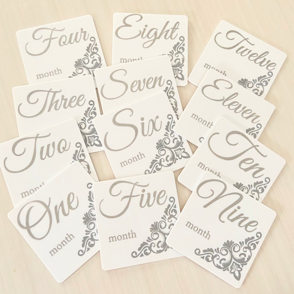 月齢フォトプレート　月齢プレート　マタニティフォトプレート