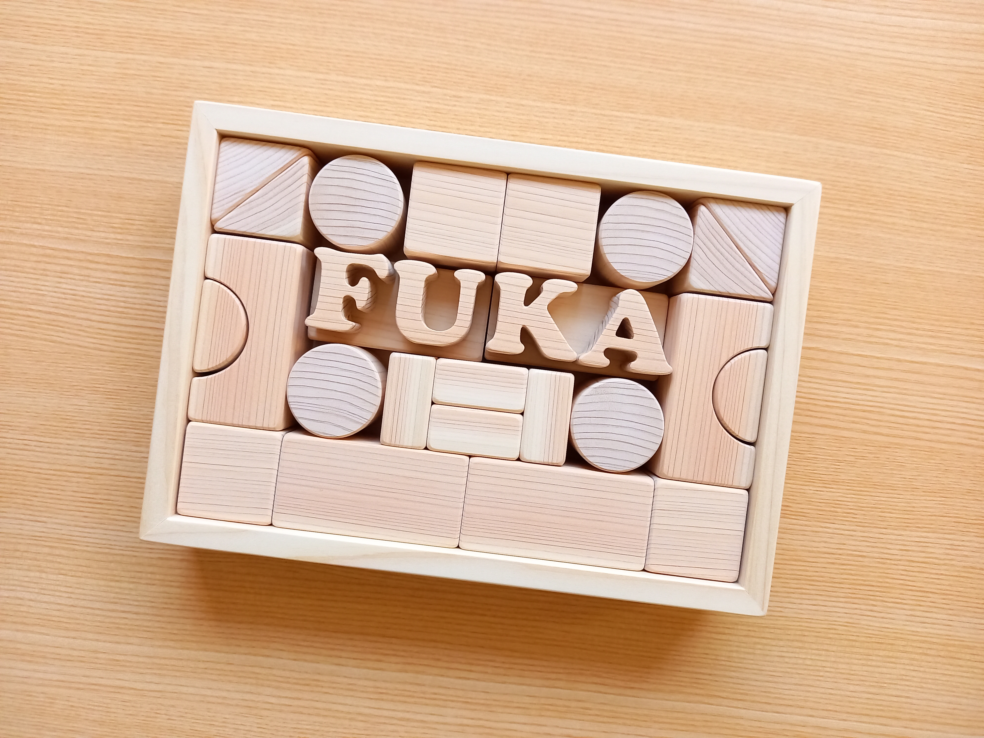 【出産祝い✨】【お誕生日プレゼント】お名前積み木M