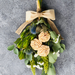 ウッドフラワーブーケ スワッグ koikeblooms 通販 11996445｜Creema