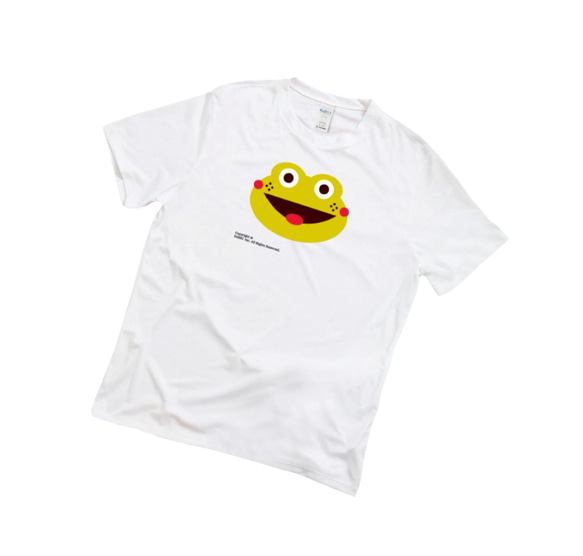 T-shirt T恤 衣服 衣 白上衣 白衣 潮T 潮服 棉 美國棉 吸汗 運動 frog t-shirt 青蛙 第2張的照片
