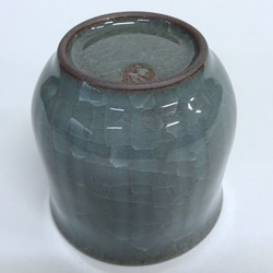 天青瓷鎬反湯呑み 4枚目の画像