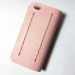 Sakura leather iPhone 5/5S/ SE /5C case 本革 桜色 ケース 3枚目の画像