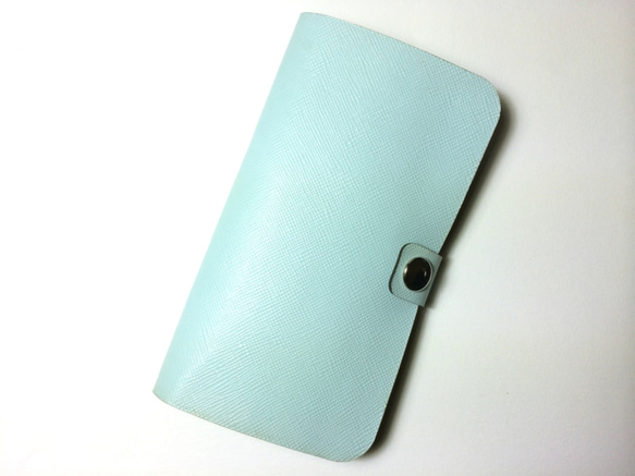 Baby blue leather iPhon6/6S/7 (4.7inch) case 本革ケース ベビーブルー 1枚目の画像