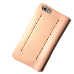 Soft Pink leather iPhone6/7 (4.7inch) case with card slit 3枚目の画像