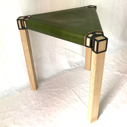3D打印真皮凳（椅子）3D打印件和皮凳 第3張的照片