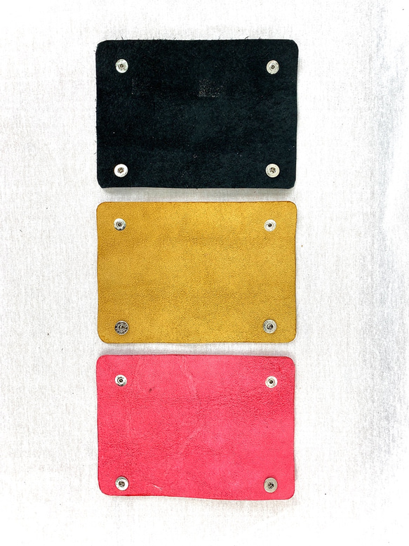 トートバッグ用 本革ハンドルカバー 黒、キャメル、赤 Leather handle cover 7枚目の画像