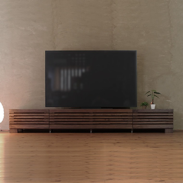 テレビボード　AZEKURA-wa240ｘ46ｘ35　WAプラス　大川市　受注生産品 2枚目の画像