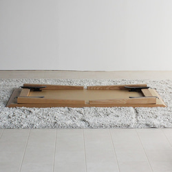 折り畳みダイニングテーブル　CONE 160x80x70　大川市　WAプラス　受注生産品 4枚目の画像