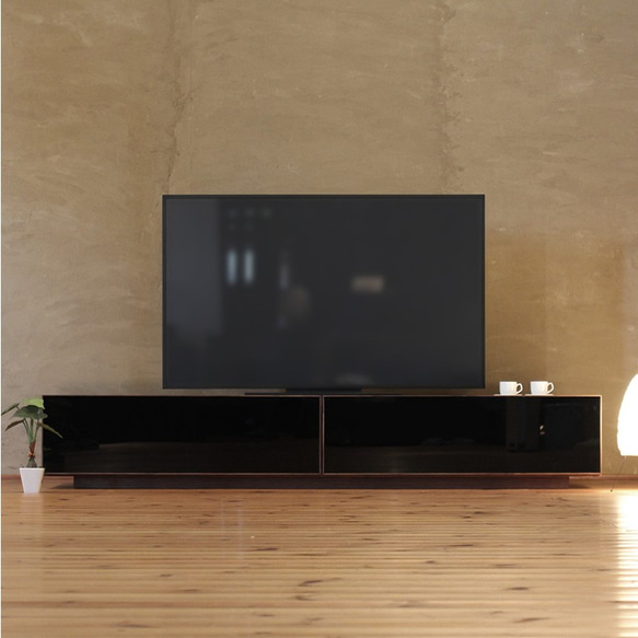 テレビボード　MONOLITH-wa180　180ｃｍ　大川市　ウォールナット　WAプラス　受注生産品 1枚目の画像