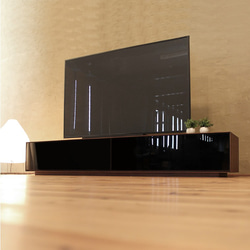 テレビボード　Minusion-wa210　210ｃｍ　大川市　ウォールナット　WAプラス　受注生産品 1枚目の画像