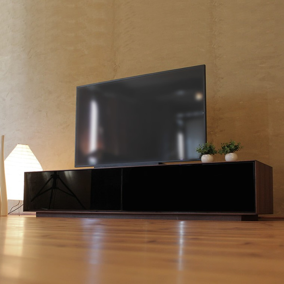 テレビボード　Minusion-wa180　180ｃｍ　大川市　ウォールナット　WAプラス　受注生産品 1枚目の画像