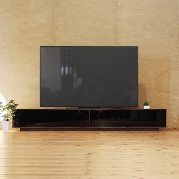 テレビボード　MONOLITH-wa210　210ｃｍ　大川市　ウォールナット　WAプラス　受注生産品 