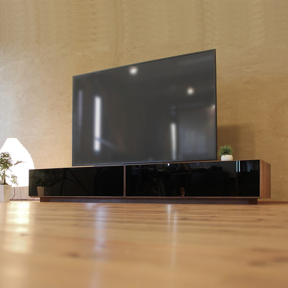 テレビボード　MONOLITH-wa210　210ｃｍ　大川市　ウォールナット　WAプラス　受注生産品 