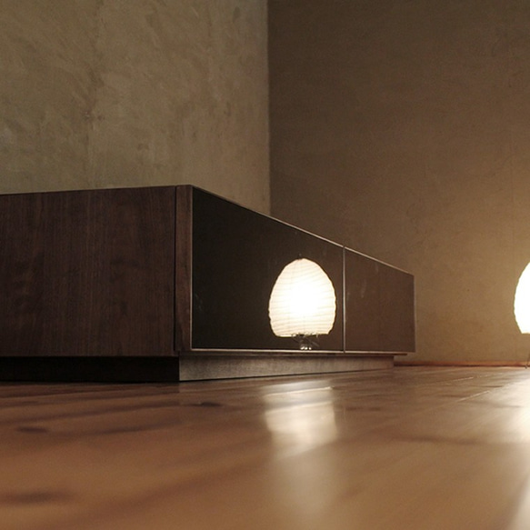 テレビボード　MONOLITH-wa210　210ｃｍ　大川市　ウォールナット　WAプラス　受注生産品 