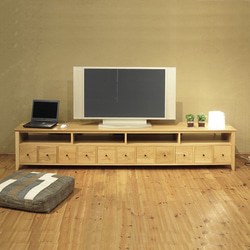 テレビボード　TONGARI　11oak-na　オーク　240ｃｍ　大川市　WAプラス　受注生産品 2枚目の画像