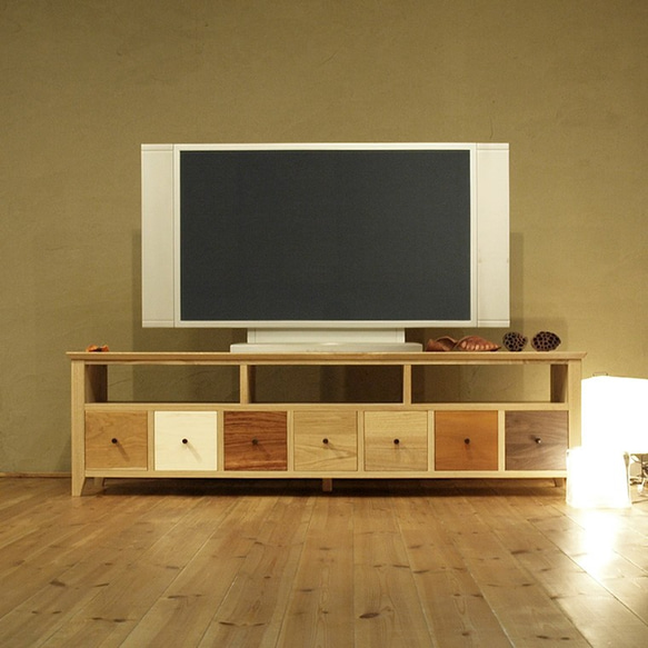 【日本製】和プラス テレビボード トンガリ 7WOOD 幅156cm テレビボード TONGARI 7wood-na 156cm 大川市 WAプラス 受注生産品