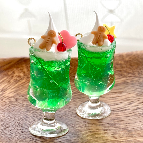メロンクリームソーダ（ハート♡）のストラップ&チャーム その他