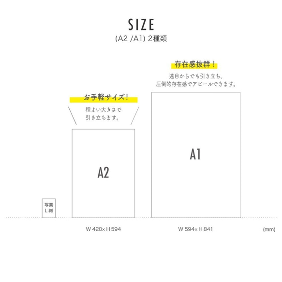 《カフェ看板など》オーダーメイド_シンプルデザイン 