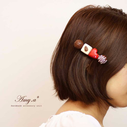 ボンボンショコラバレッタ レッド 3枚目の画像