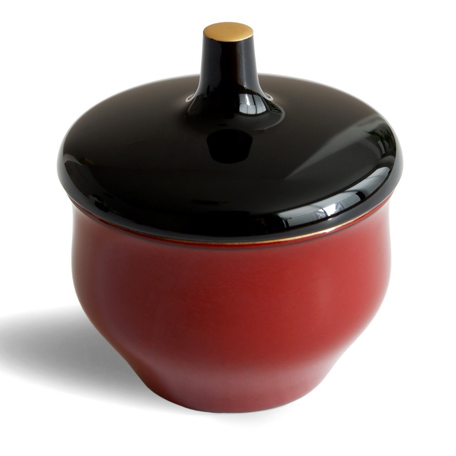 KINSEN ミニボウル 朱　漆塗りの蓋付き小鉢