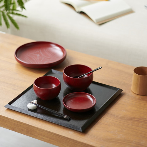 こわんさら 大皿 朱 木製漆塗り 大皿 井助 通販 12377322