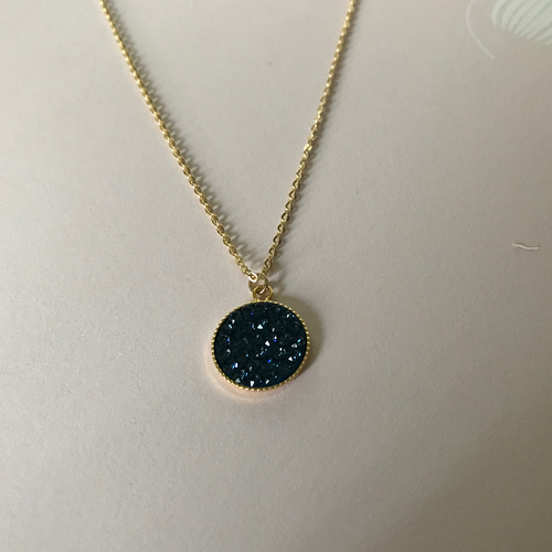 スワロフスキー ハンドメイド ペンダントトップネックレス 