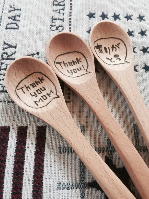 追加☆送料無料THANKYOUすぷぅ〜ん。 カトラリー LittleKidsMam 通販  