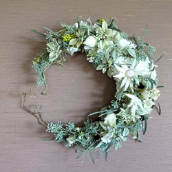 フランネルとフロストグリーンのクレッセントリース アーティ