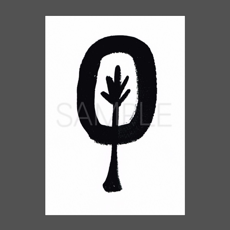 手描き絵画（原画）チイサナ キ １