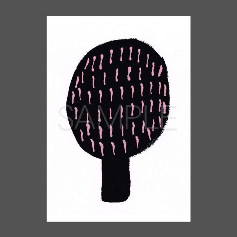 手描き絵画（原画）チイサナ キ ３