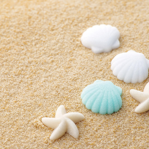 ◆きらり、夏のおとしもの ◆「物語のある砂糖」サマービーチ　[#かわいいデザインシュガー#手土産#内祝#挨拶#賞味期限無 4枚目の画像