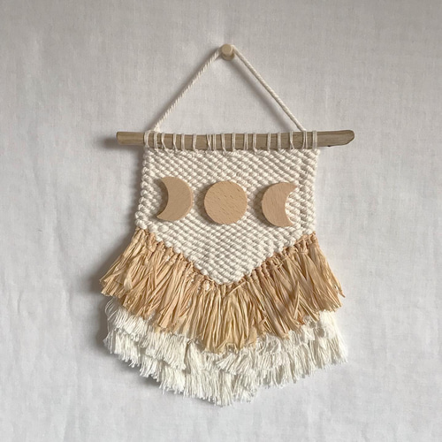 一点物❁月の満ち欠けウィービングタペストリー タペストリー・壁掛け