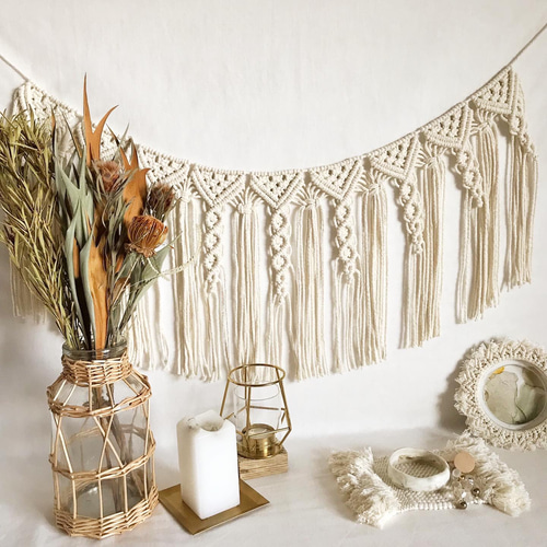 マクラメガーランド ガーランド Lupinus 通販 12184763｜Creema(クリーマ)