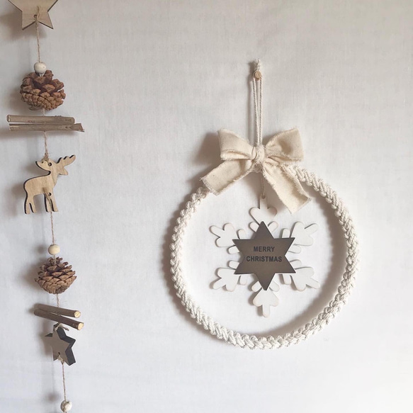 NO.430『マクラメ・クリスマスリース・タペストリー』 NO.430『マクラメ・クリスマスリース・タペストリー』